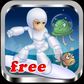 couverture jeu vidéo SteelMan Vs Aliens Free - Time Wars Runner Edition