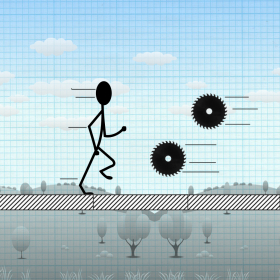couverture jeu vidéo Stick-man Run and Jump - Impossible plat-form dash