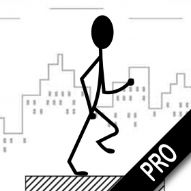 couverture jeu vidéo Stick-Man Stuntman Dash PRO - A running, jumping &amp; sprinter game with impossible platform geometry