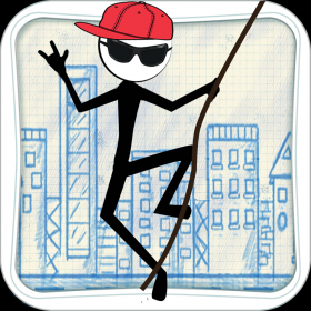 couverture jeu vidéo Stickman Balançoire Aventure: Serré Corde Et Voler Pro