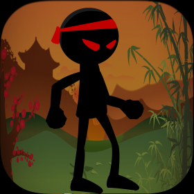 couverture jeu vidéo Stickman Kung Fu Ninja Stunt: Jump n Fly Siege Pro
