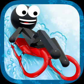 couverture jeu vidéo Stickman Luge - Winter Games!