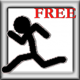 couverture jeu vidéo stickman saut et course - pièce recueillir gratuit