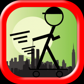 couverture jeu vidéo Stickman Skateboard Hill Ride Pro