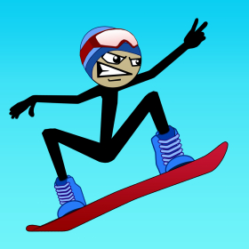 couverture jeu vidéo Stickman Snowboarder Free