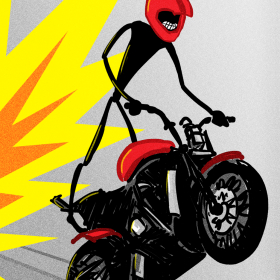couverture jeu vidéo Stickman Street Bike Motorcycle Highway Race - PRO Turbo Multiplayer Edition