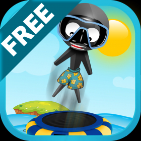 couverture jeu vidéo Stickman Water Trampoline FREE - Flipping Summer!