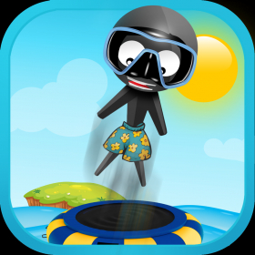 couverture jeu vidéo Stickman Water Trampoline Pro - Flipping Summer!