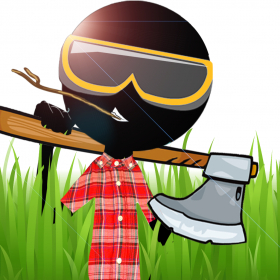 couverture jeu vidéo Stickman Wood chopper