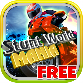 couverture jeu vidéo Stunt World Mania Free - Virtual Stunt Bike Stock Circuit Racing Game