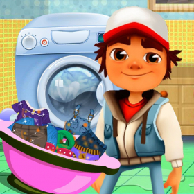 couverture jeu vidéo Subway Surfers Wash Clothes