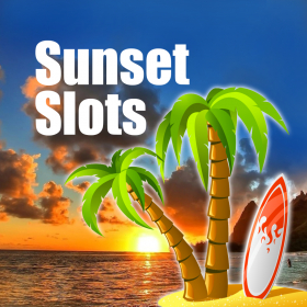 couverture jeu vidéo Sunset Slots - A classic one line video slot machine game