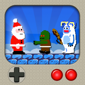 couverture jeu vidéo Super 8-bit Santa