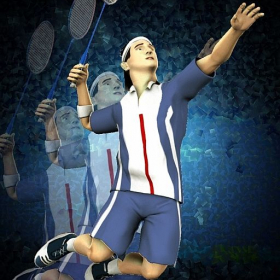 couverture jeu vidéo Super Badminton