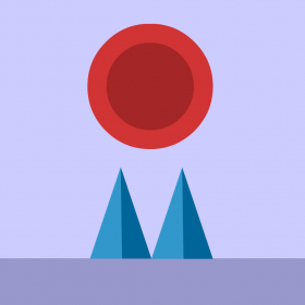 couverture jeu vidéo Super Bouncing Ball - Avoid The Spikes (Pro)