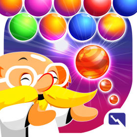 couverture jeu vidéo Super Bubble Lab Scientist Shooter Pro 4