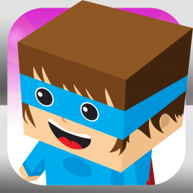 couverture jeux-video `` Super Bursting Heroes `` - Pop the hero blocks to win the funny mobile game !!