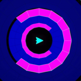 couverture jeu vidéo Super Cyclone Hexagon - hard arcade game falling into the abyss for iPhone and iPad