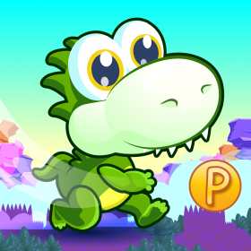 couverture jeux-video Super Dino World Saga Platform Jumper PREMIUM by Golden Goose Production