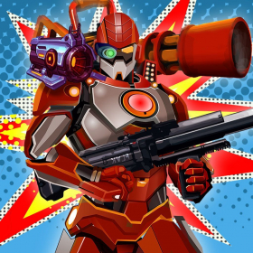 couverture jeu vidéo Super-Héros Ville Défense: Puissant Crime Combat Champ De Bataille PRO