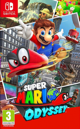 couverture jeu vidéo Super Mario Odyssey