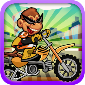couverture jeu vidéo Super Monkey sportive dans Runtastic Road Bike and Jump Race PRO