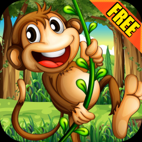 couverture jeu vidéo Super Monkey Swing - Jungle Adventures Physique Free Edition
