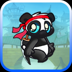 couverture jeu vidéo Super Ninja Panda Bamboo Country Escape: Kung Fu Jump Saga