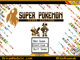 couverture jeu vidéo Super Pokemon Eevee Edition