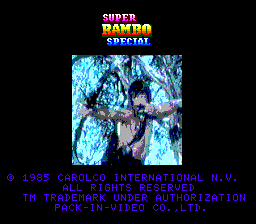couverture jeu vidéo Super Rambo Special