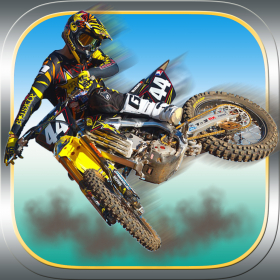 couverture jeu vidéo Super Route Motocross cycliste