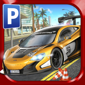 couverture jeu vidéo Super Sports Car Parking Simulator - Gratuit Jeux de Voiture de Course