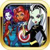 couverture jeu vidéo Super Woman Dress Up. Jeux pour habiller Des Poupée Superhero