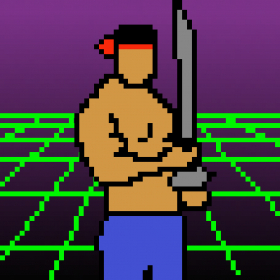 couverture jeu vidéo SuperBoss 3: Aller Knife Attack Warrior de l'Année 2050