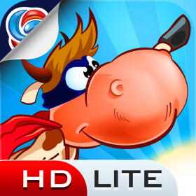 couverture jeu vidéo Supercow: funny farm arcade platformer HD Lite