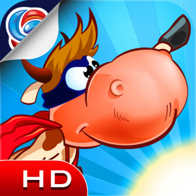 couverture jeu vidéo Supercow: funny farm arcade platformer HD