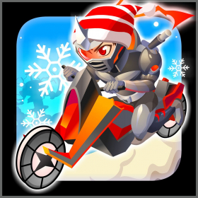 couverture jeu vidéo Supersonic Racer-Christmas Bike Racing Game