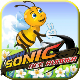 couverture jeu vidéo Supper Sonic Bee Runner