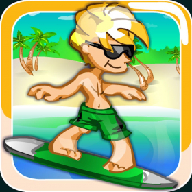 couverture jeu vidéo Surf Kings - Beach Surfing &amp; Racing Game