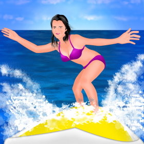 couverture jeux-video Surfer sur les vagues, le jeu le plus dur en été – édition gratuite
