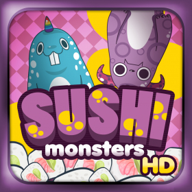 couverture jeu vidéo Sushi Monsters HD