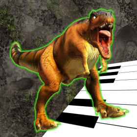 couverture jeu vidéo T. Rex Dinosaur Roar Jurassic Animated 3D Piano