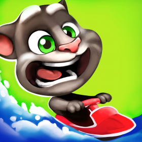 couverture jeu vidéo Talking Tom Jetski