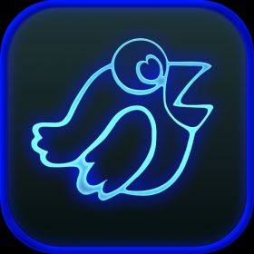 couverture jeu vidéo Tappy Oiseau au néon