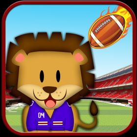 couverture jeu vidéo Target Face Smash 3D Game Shuriken Style: Hammer N Dodge Safari Animals In A Football Stadium