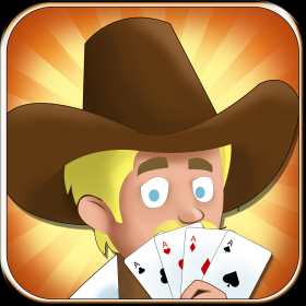 couverture jeu vidéo Texas Holdem Poker Run - Western Casino Lucky Cowboy Race