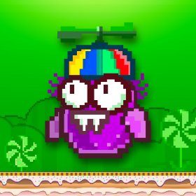 couverture jeu vidéo The Awesome Flappy Monster Cool Copters - Fun Addicting Flying Games for Free