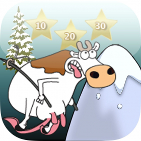 couverture jeu vidéo The Crazy Skiing Cow