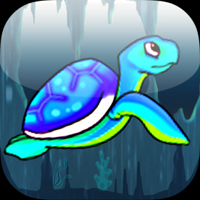 couverture jeu vidéo The Diving Turtle In The Deep Blue Sea