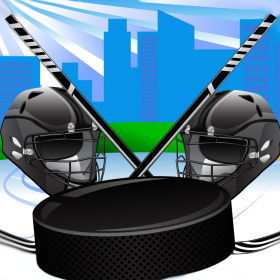 couverture jeu vidéo The hockey puck luck - dropping down to the net for goal - Free Edition